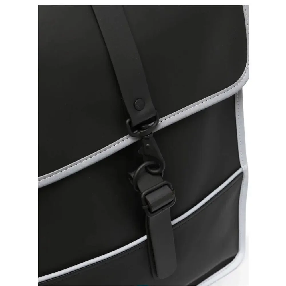 Rains Backpack Reflective Black Reflective 14090 Waterproof New With Tags